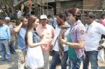 at Hume Toh Loot Liya on location in Andheri, Mumbai on 20th March 2014